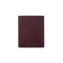 Zoozie Bags Cartera de hombre, Rojo Claret, 100% Piel Genuina
